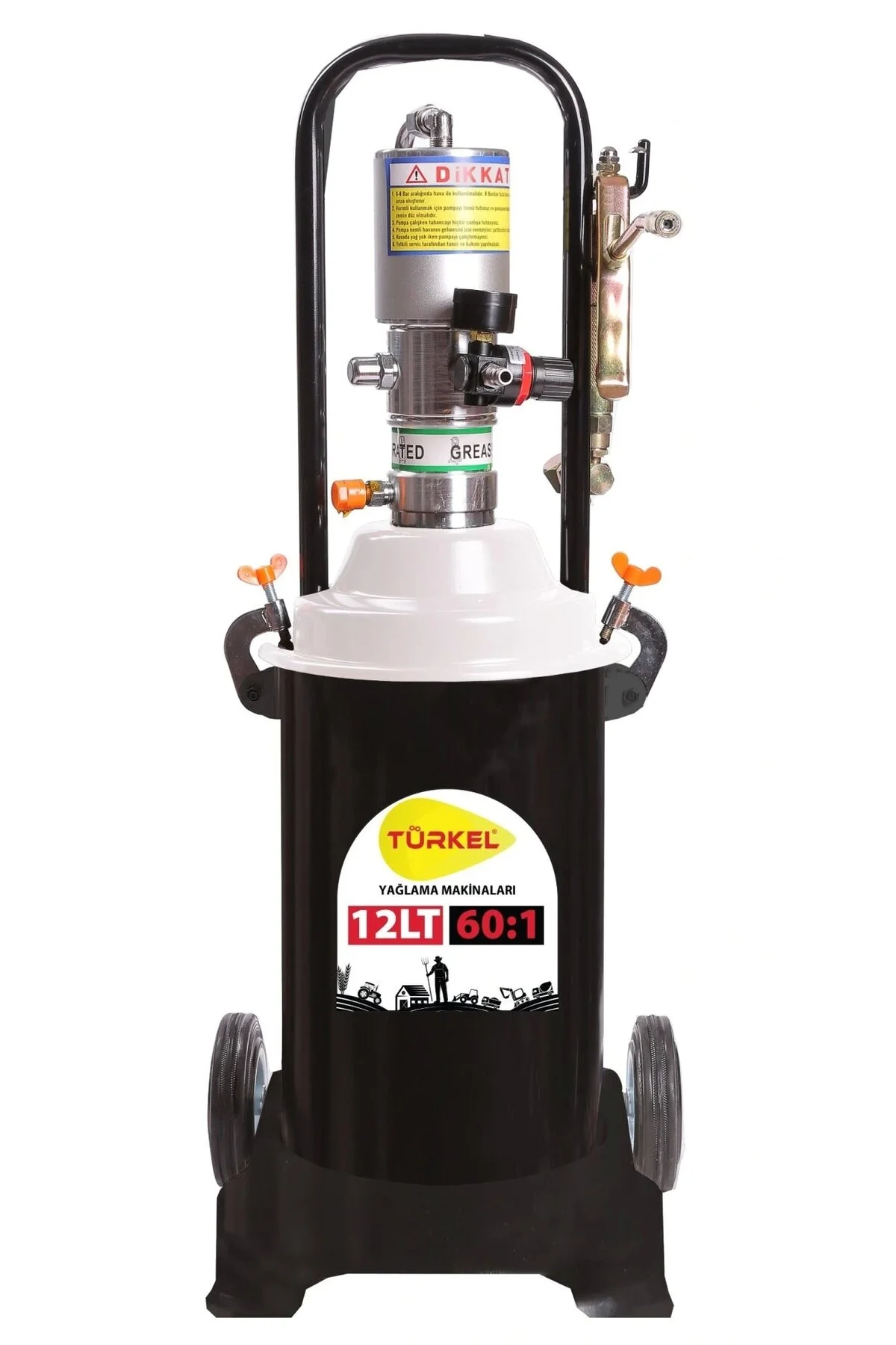 TÜRKEL 12 Lt. Havalı Gres Pompası